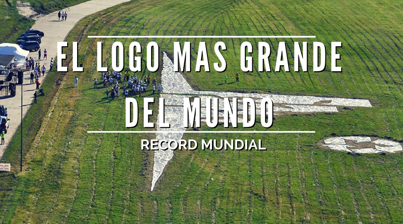 El Logo mas Grande del Mundo. El record mundial Argentino de YX Eventos Originales La productora de eventos Deportivos Empresariales y Acciones MKTG